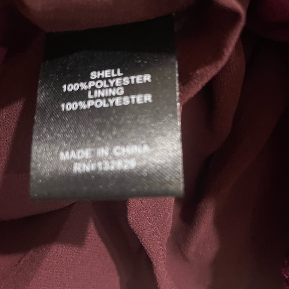 House of Harlow 1960 x Revolve Chandra Blouse in Wine - Picture 9 of 9